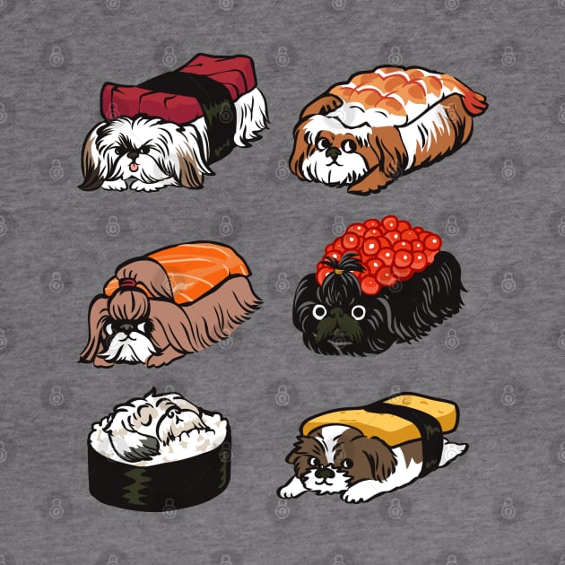 Sushi Shih Tzu by huebucket